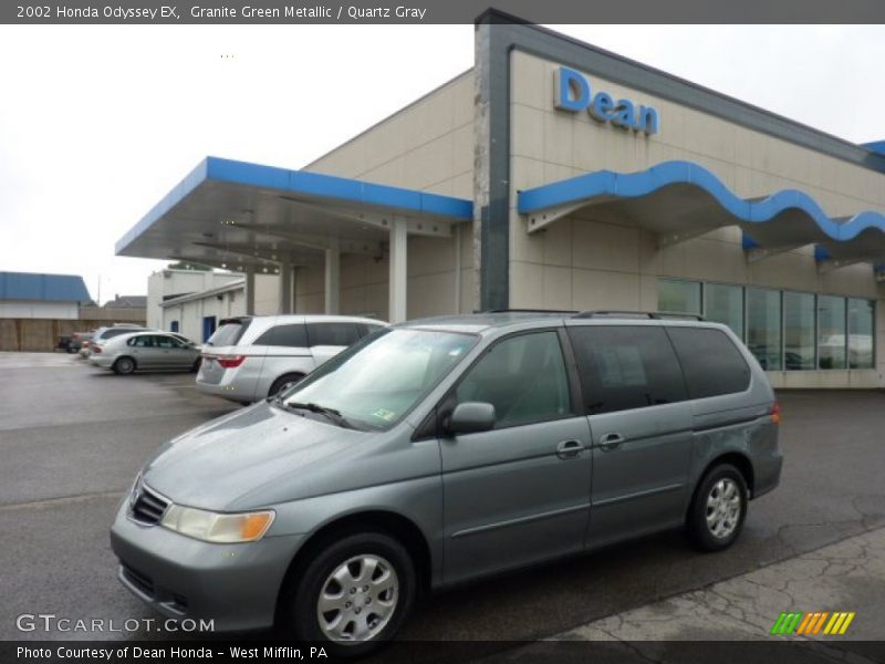 Granite Green Metallic / Quartz Gray 2002 Honda Odyssey EX