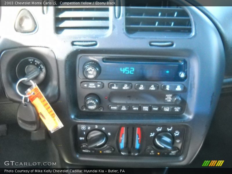 Competition Yellow / Ebony Black 2003 Chevrolet Monte Carlo LS