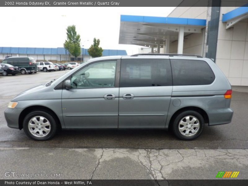 Granite Green Metallic / Quartz Gray 2002 Honda Odyssey EX