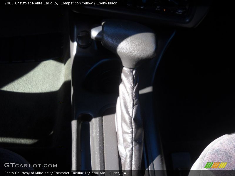 Competition Yellow / Ebony Black 2003 Chevrolet Monte Carlo LS