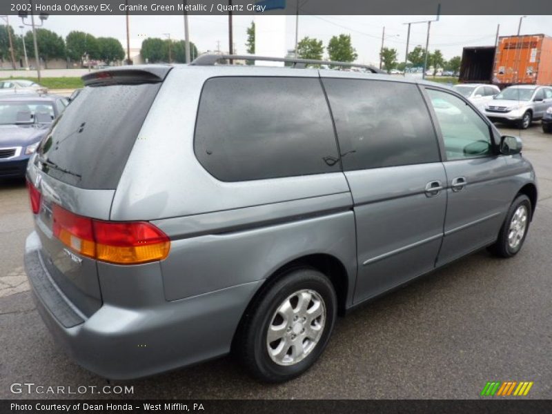 Granite Green Metallic / Quartz Gray 2002 Honda Odyssey EX