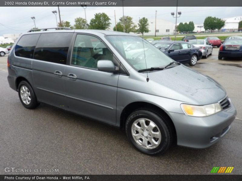 Granite Green Metallic / Quartz Gray 2002 Honda Odyssey EX