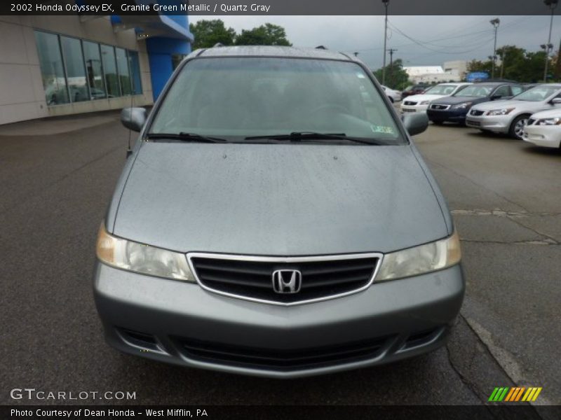 Granite Green Metallic / Quartz Gray 2002 Honda Odyssey EX