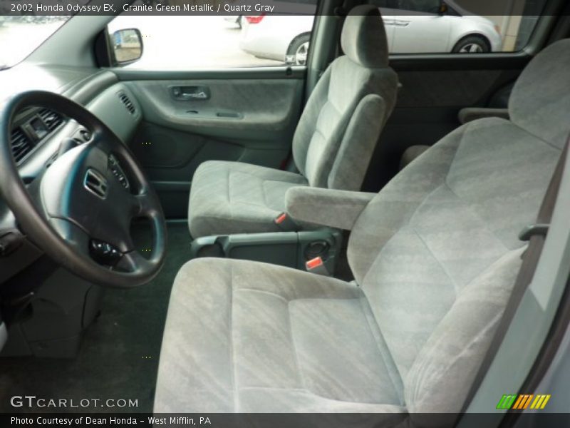 Granite Green Metallic / Quartz Gray 2002 Honda Odyssey EX
