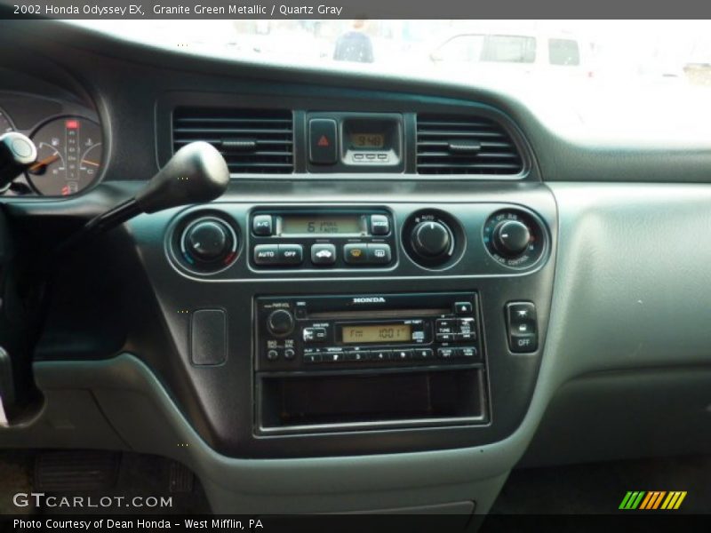 Granite Green Metallic / Quartz Gray 2002 Honda Odyssey EX