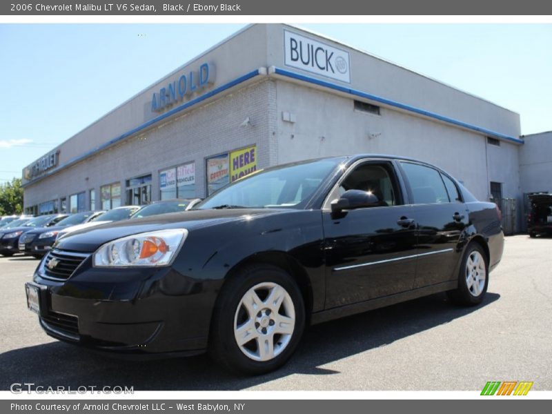 Black / Ebony Black 2006 Chevrolet Malibu LT V6 Sedan