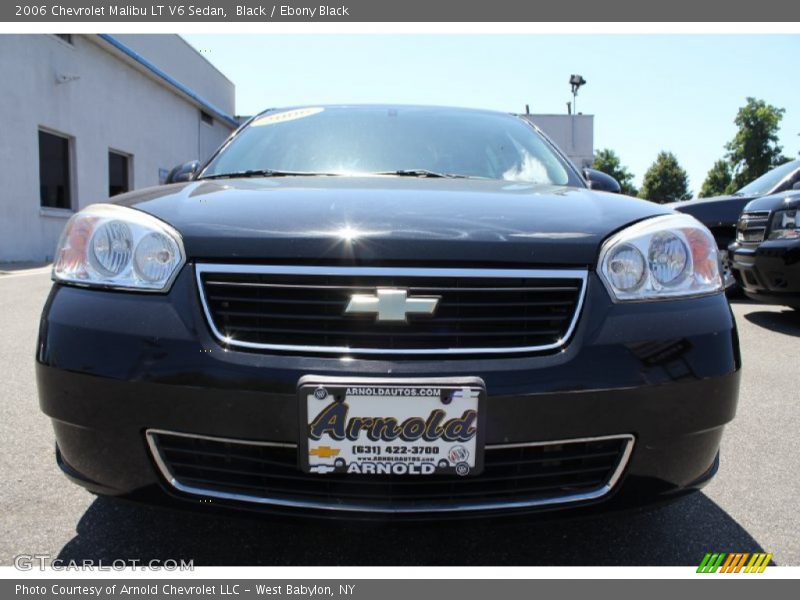 Black / Ebony Black 2006 Chevrolet Malibu LT V6 Sedan