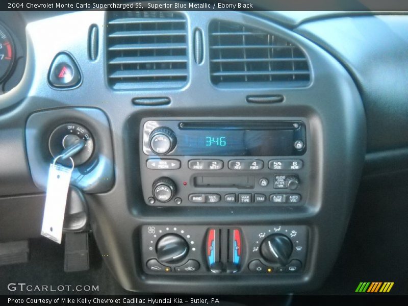 Controls of 2004 Monte Carlo Supercharged SS