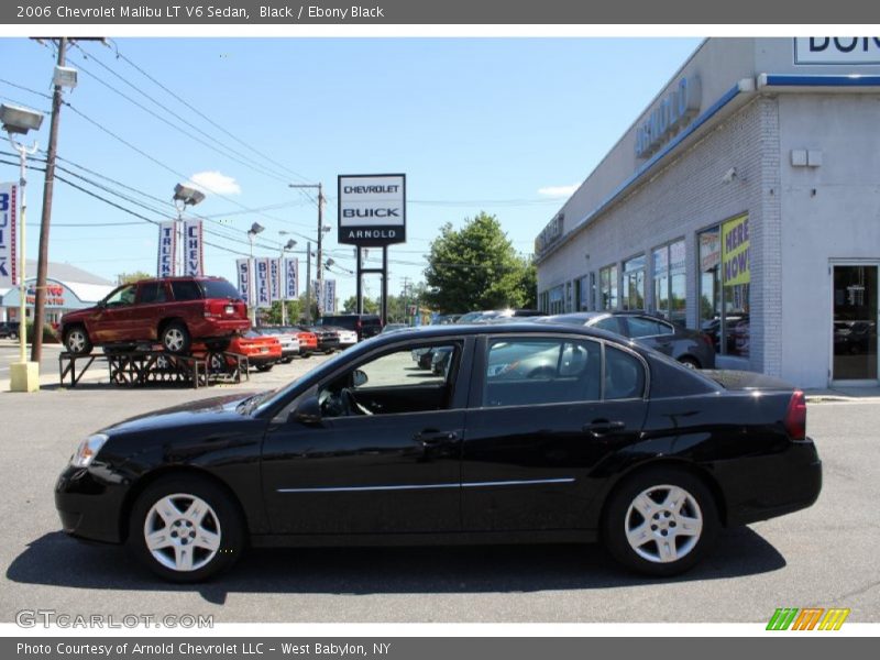 Black / Ebony Black 2006 Chevrolet Malibu LT V6 Sedan