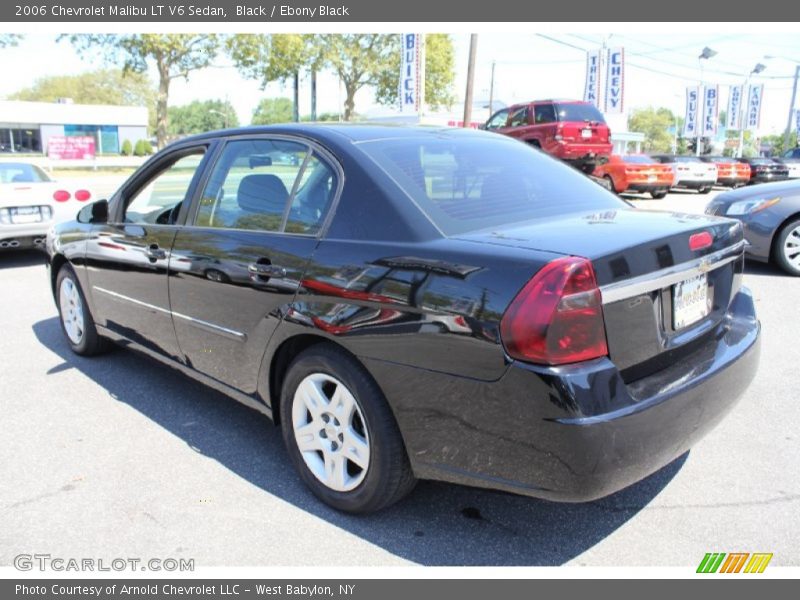 Black / Ebony Black 2006 Chevrolet Malibu LT V6 Sedan