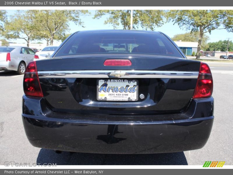 Black / Ebony Black 2006 Chevrolet Malibu LT V6 Sedan