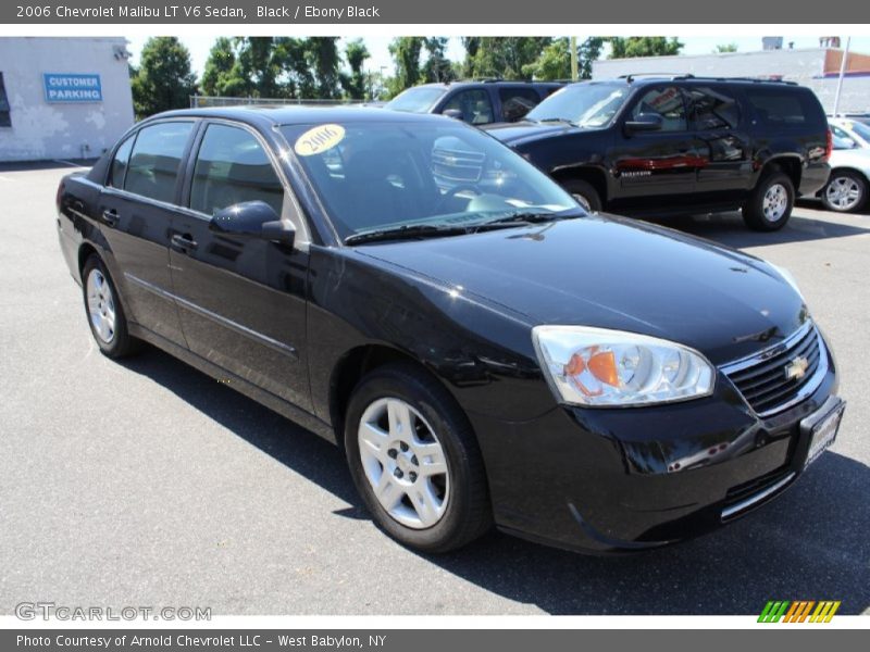 Black / Ebony Black 2006 Chevrolet Malibu LT V6 Sedan