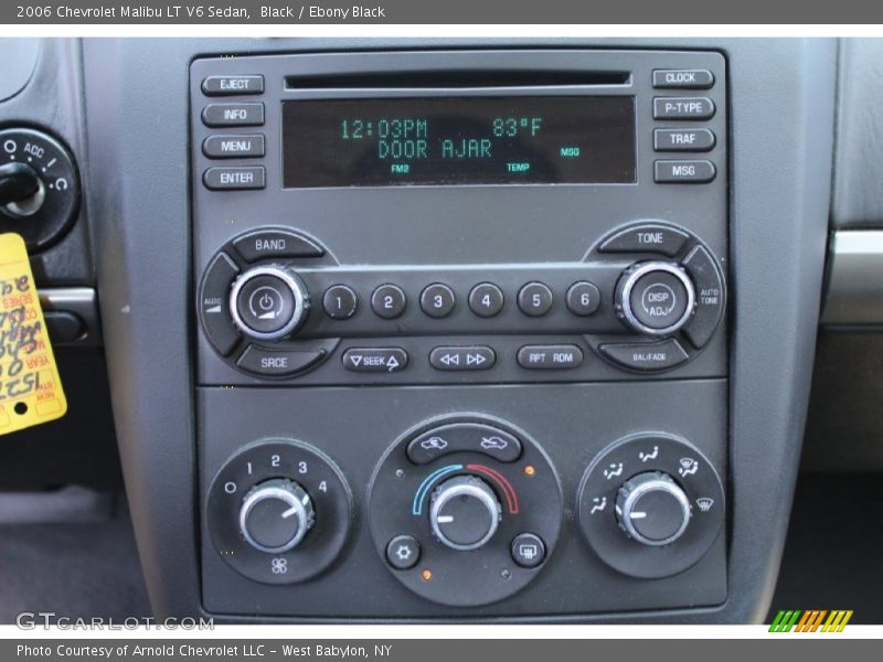Black / Ebony Black 2006 Chevrolet Malibu LT V6 Sedan