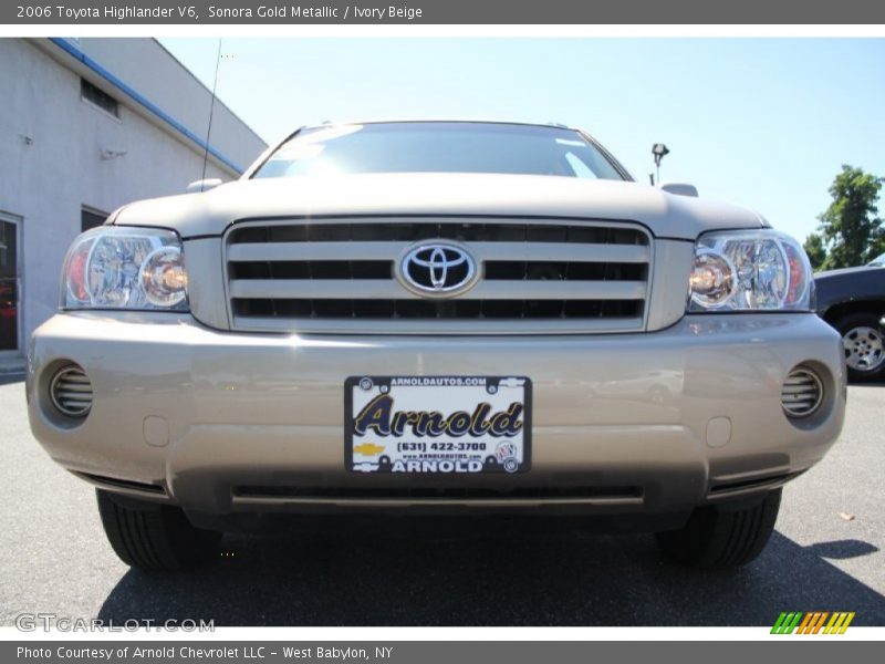 Sonora Gold Metallic / Ivory Beige 2006 Toyota Highlander V6