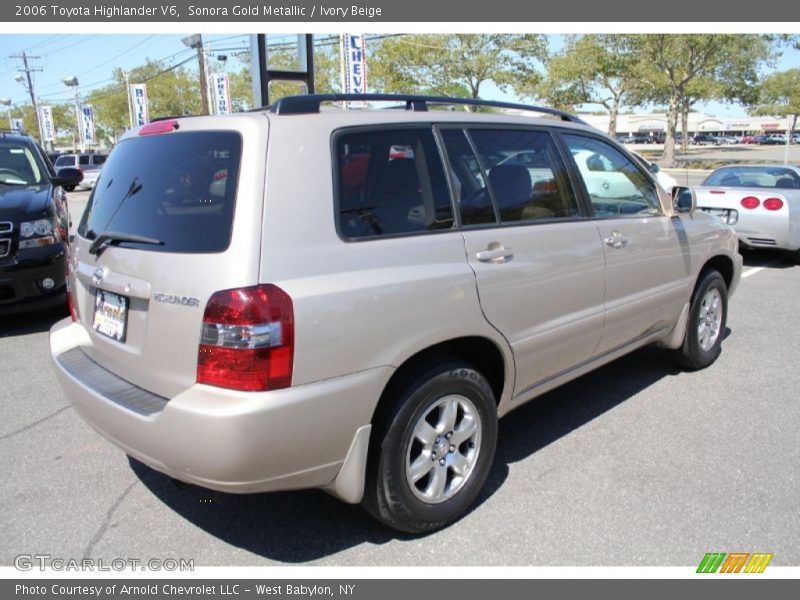 Sonora Gold Metallic / Ivory Beige 2006 Toyota Highlander V6