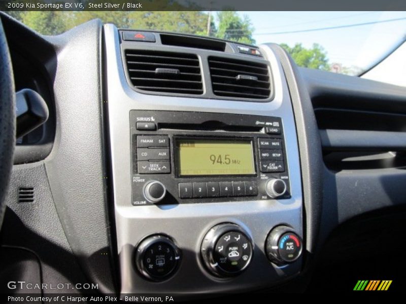 Steel Silver / Black 2009 Kia Sportage EX V6