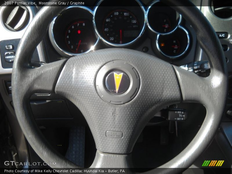 Moonstone Gray / Graphite 2007 Pontiac Vibe
