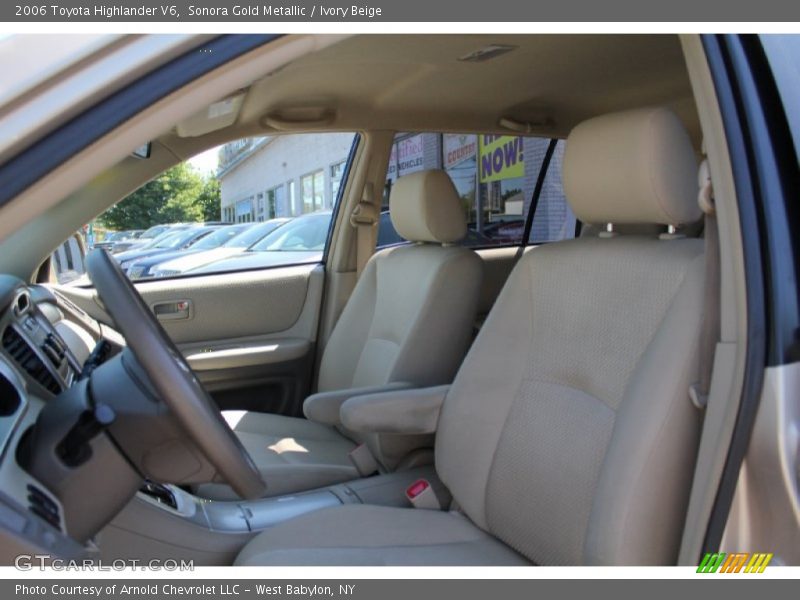 Sonora Gold Metallic / Ivory Beige 2006 Toyota Highlander V6