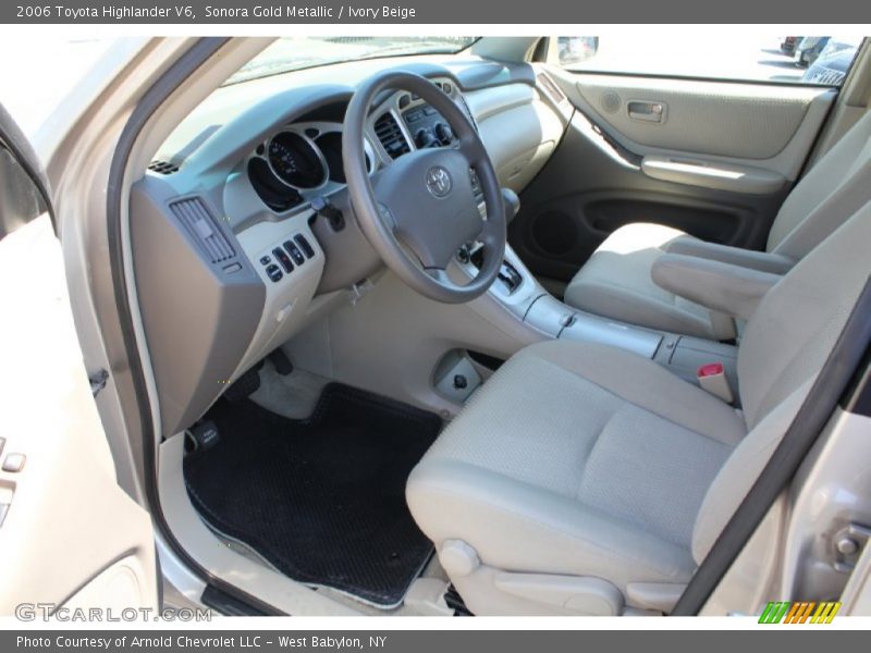 Sonora Gold Metallic / Ivory Beige 2006 Toyota Highlander V6