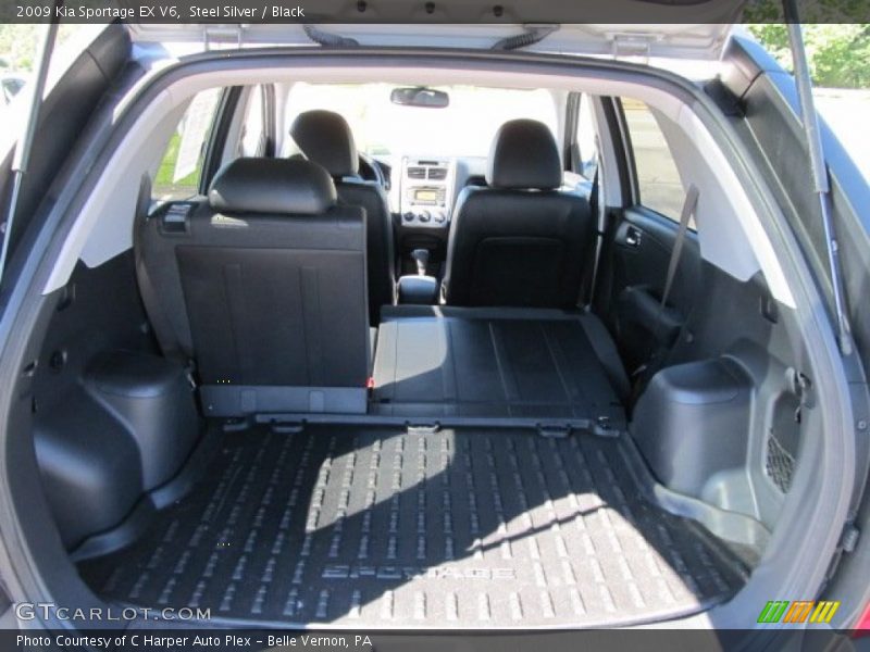 Steel Silver / Black 2009 Kia Sportage EX V6