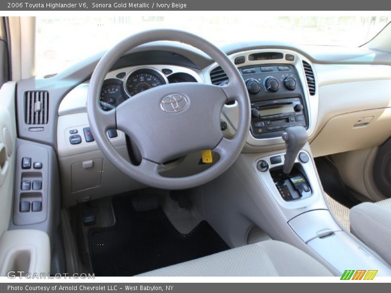 Sonora Gold Metallic / Ivory Beige 2006 Toyota Highlander V6