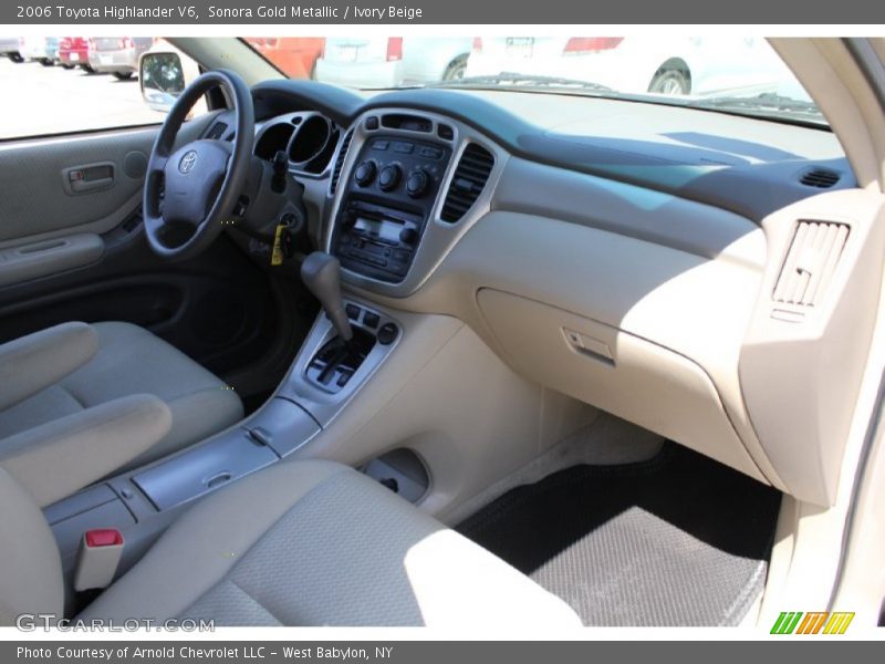 Sonora Gold Metallic / Ivory Beige 2006 Toyota Highlander V6