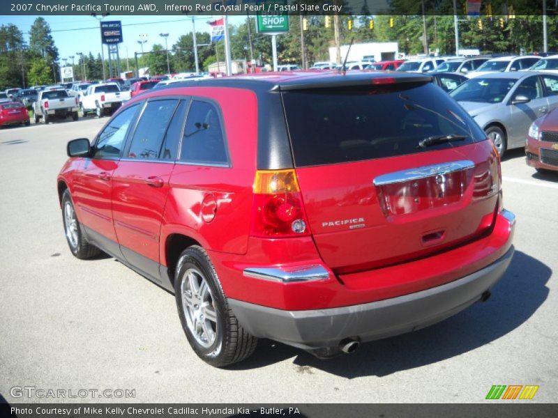 Inferno Red Crystal Pearl / Pastel Slate Gray 2007 Chrysler Pacifica Touring AWD