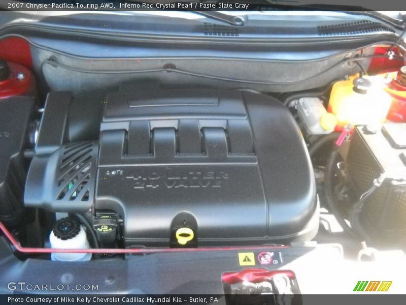 Inferno Red Crystal Pearl / Pastel Slate Gray 2007 Chrysler Pacifica Touring AWD