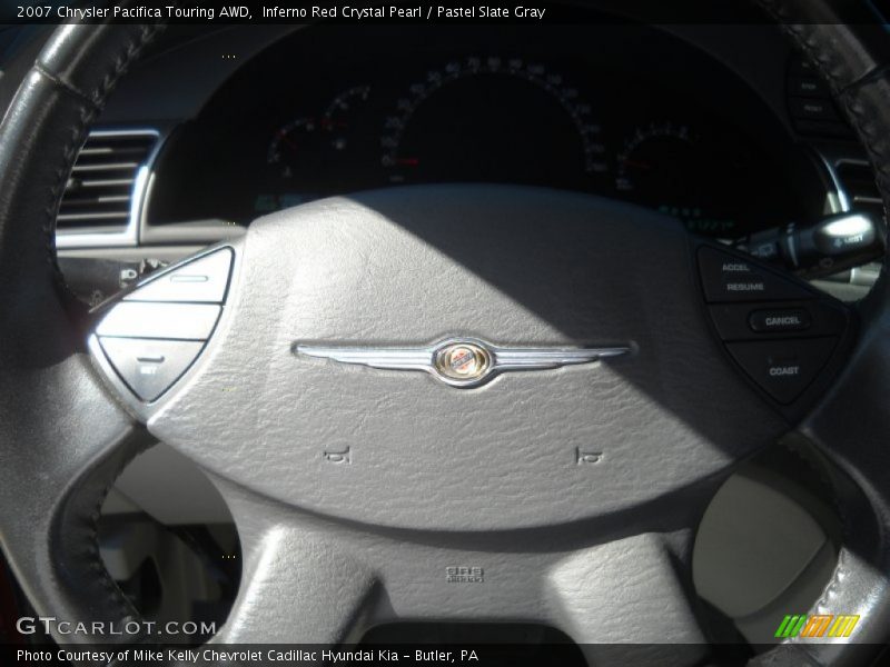 Inferno Red Crystal Pearl / Pastel Slate Gray 2007 Chrysler Pacifica Touring AWD