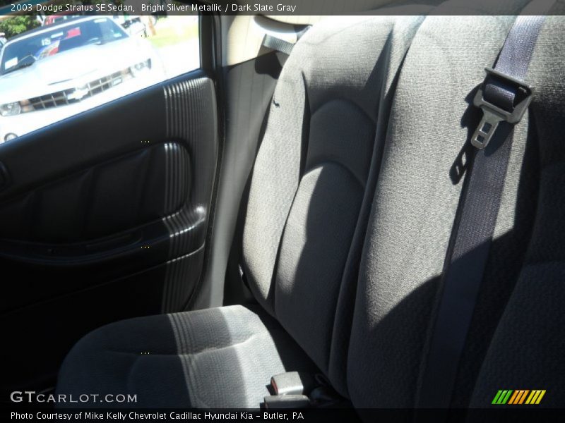 Bright Silver Metallic / Dark Slate Gray 2003 Dodge Stratus SE Sedan