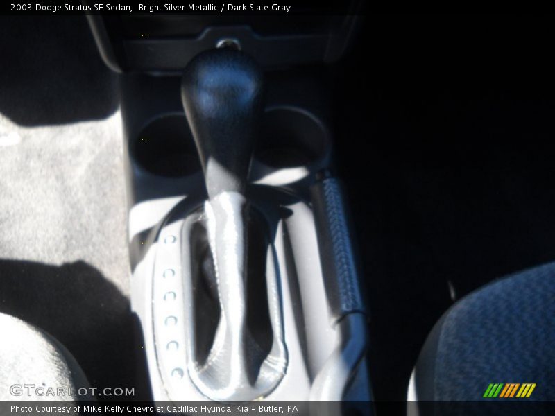 Bright Silver Metallic / Dark Slate Gray 2003 Dodge Stratus SE Sedan