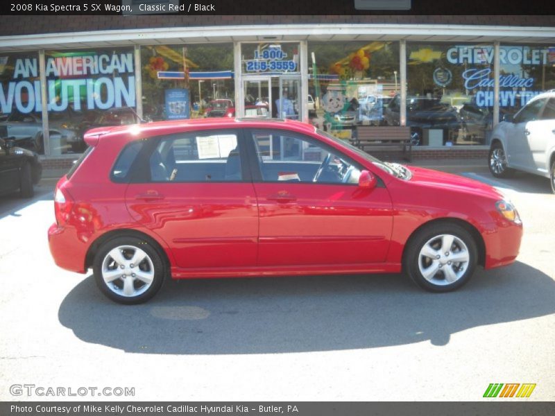 Classic Red / Black 2008 Kia Spectra 5 SX Wagon