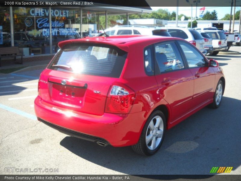 Classic Red / Black 2008 Kia Spectra 5 SX Wagon