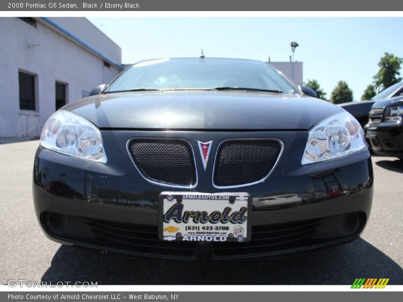 Black / Ebony Black 2008 Pontiac G6 Sedan