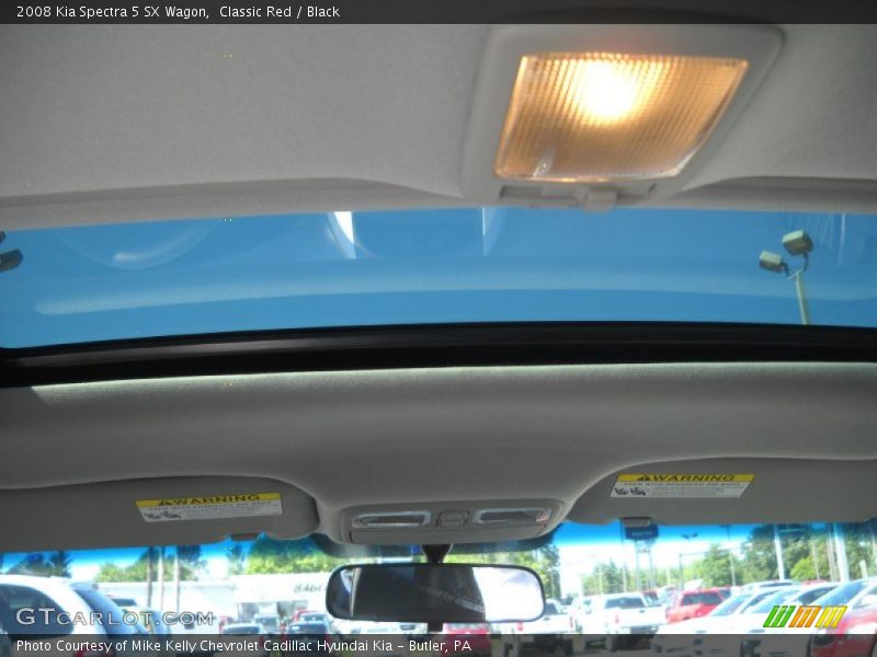 Classic Red / Black 2008 Kia Spectra 5 SX Wagon
