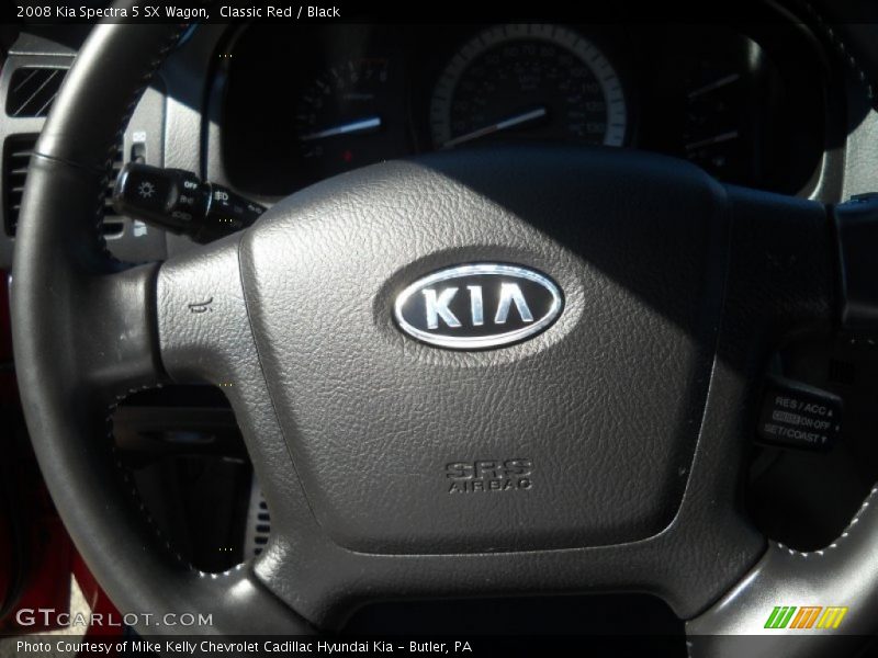 Classic Red / Black 2008 Kia Spectra 5 SX Wagon