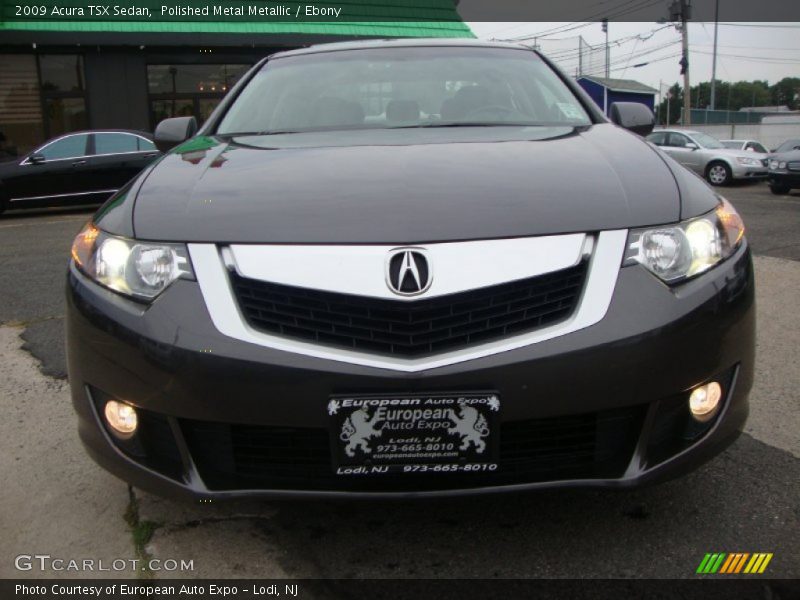 Polished Metal Metallic / Ebony 2009 Acura TSX Sedan