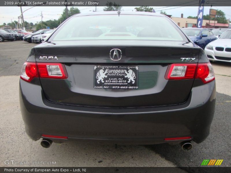 Polished Metal Metallic / Ebony 2009 Acura TSX Sedan