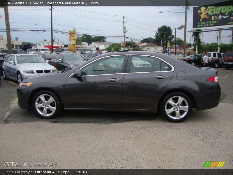 Polished Metal Metallic / Ebony 2009 Acura TSX Sedan