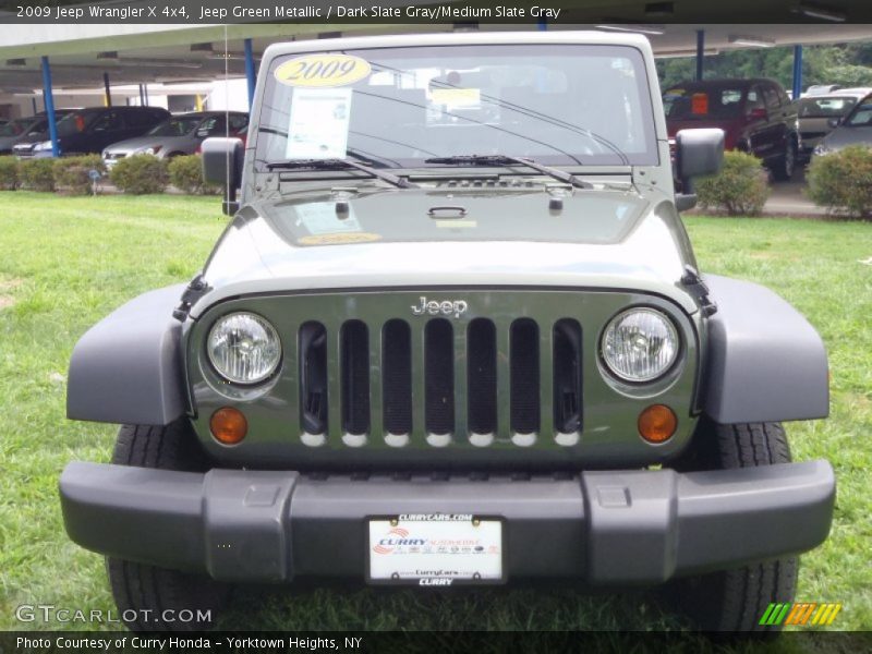 Jeep Green Metallic / Dark Slate Gray/Medium Slate Gray 2009 Jeep Wrangler X 4x4