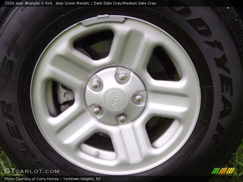 Jeep Green Metallic / Dark Slate Gray/Medium Slate Gray 2009 Jeep Wrangler X 4x4