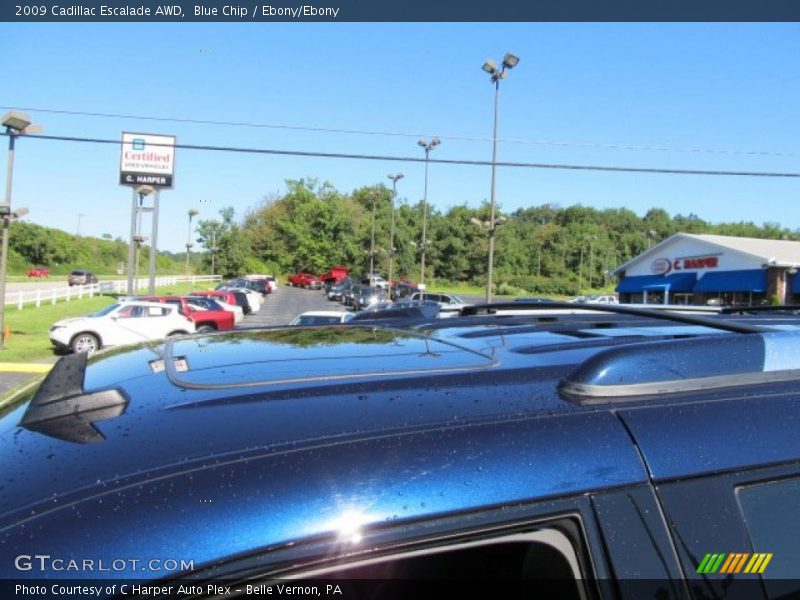 Blue Chip / Ebony/Ebony 2009 Cadillac Escalade AWD