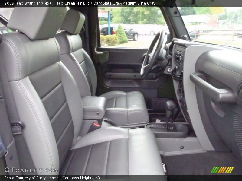 Jeep Green Metallic / Dark Slate Gray/Medium Slate Gray 2009 Jeep Wrangler X 4x4