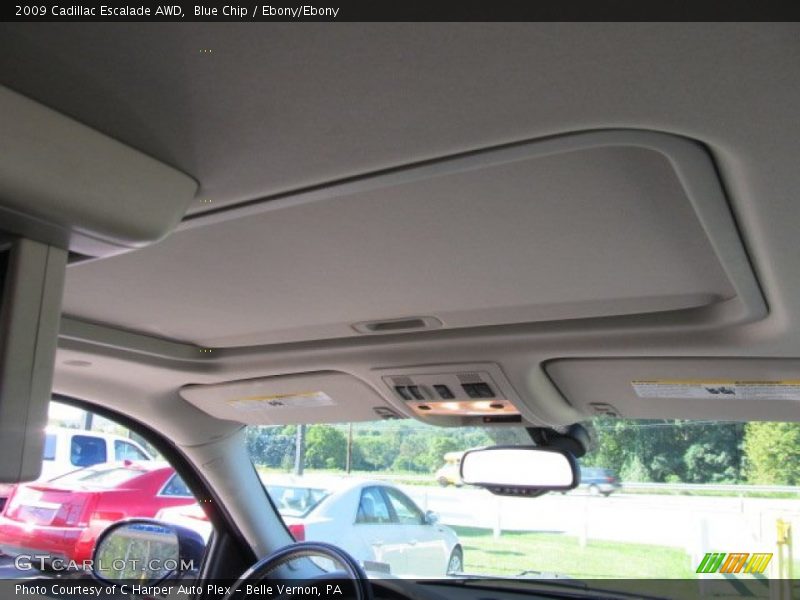 Blue Chip / Ebony/Ebony 2009 Cadillac Escalade AWD