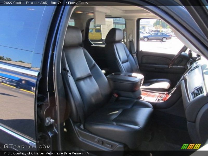 Blue Chip / Ebony/Ebony 2009 Cadillac Escalade AWD