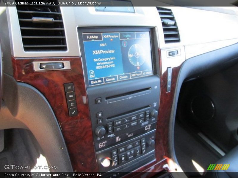 Blue Chip / Ebony/Ebony 2009 Cadillac Escalade AWD
