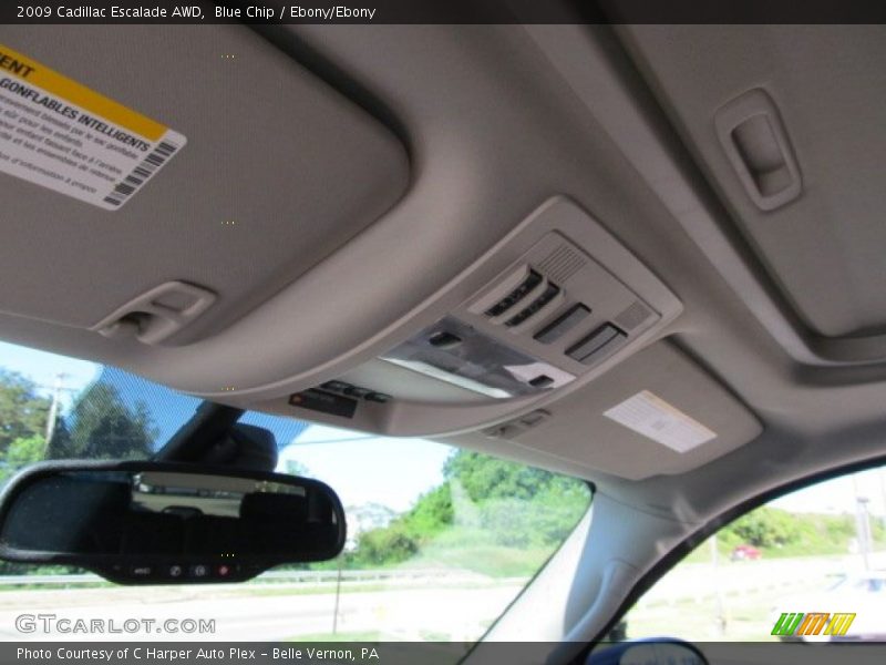 Blue Chip / Ebony/Ebony 2009 Cadillac Escalade AWD