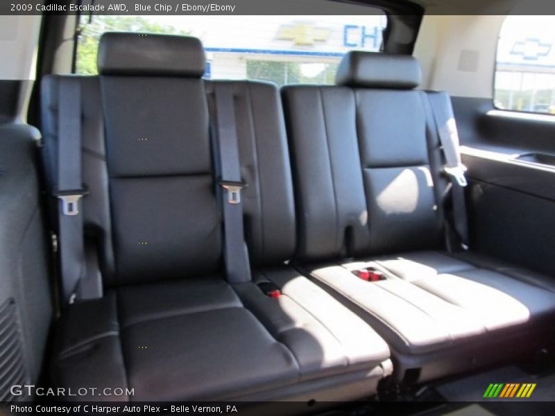 Blue Chip / Ebony/Ebony 2009 Cadillac Escalade AWD