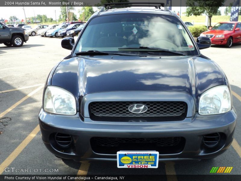 Moonlit Blue / Beige 2004 Hyundai Santa Fe