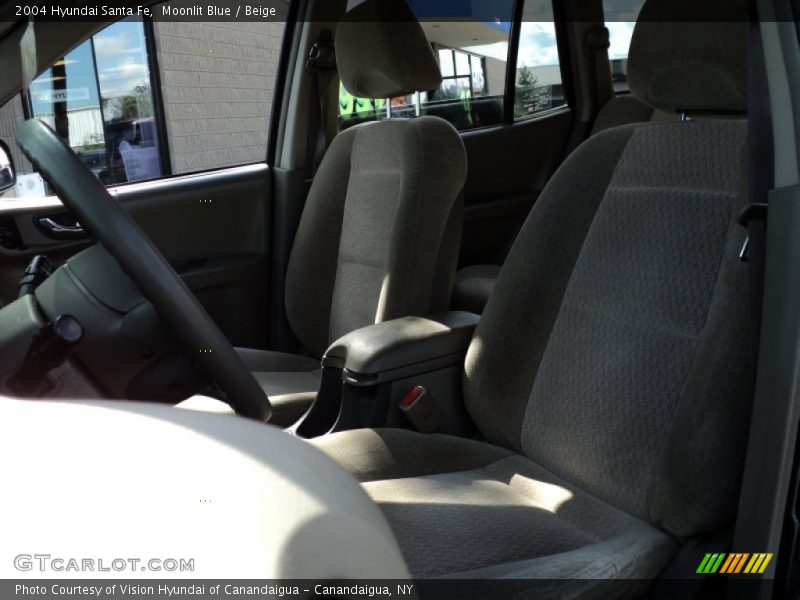 Moonlit Blue / Beige 2004 Hyundai Santa Fe